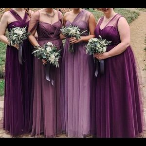Jenny Yoo Annabelle Bridesmaid Dress, Lilac size 8